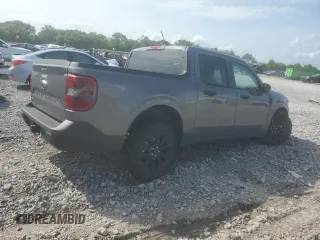 2024 Ford Maverick XLT with VIN 3FTTW8H34RRB36752, listed as a Copart auction lot 57611195 with 4,568 mi miles and Salvage title. Bid and sale history available at DreamBid. Image 3.