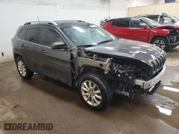 2016 Jeep Cherokee Limited with VIN 1C4PJMDS3GW235790, listed as a Copart auction lot 53075855 with 34,163 mi miles and Clean title. Bid and sale history available at DreamBid. Image 4.