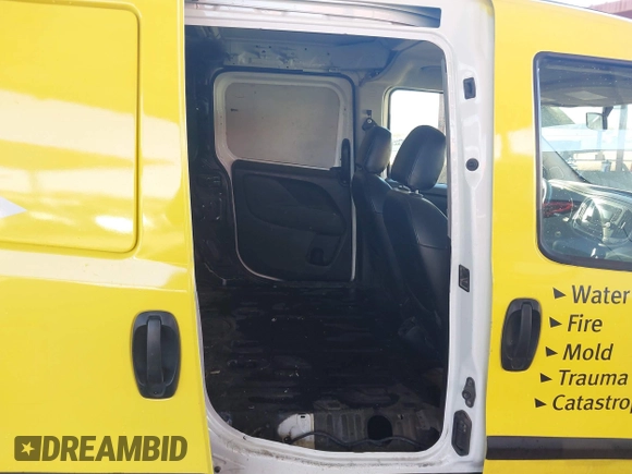 2016 Ram ProMaster City Cargo Tradesman with VIN ZFBERFAT8G6B54587, listed as a IAAI auction lot 41808880 with 69,804 mi miles. Bid and sale history available at carsss.com. Image 8.