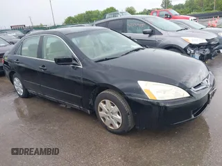 2003 Honda Accord LX with VIN 1HGCM563X3A005819, listed as a IAAI auction lot 42521193 with 105,903 mi miles and . Bid and sale history available at DreamBid. Image 1.