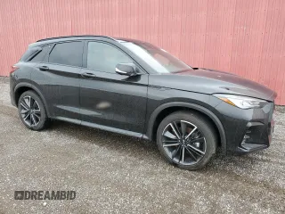 2024 Infiniti QX50 Sport with VIN 3PCAJ5FB8RF112504, listed as a Copart auction lot 72184044 with 15 mi miles and Non Repairable. Bid and sale history available at DreamBid. Image 4.