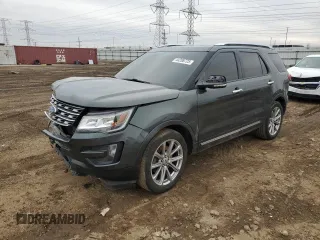 2016 Ford Explorer Limited with VIN 1FM5K7F89GGA10531, listed as a Copart auction lot 44208725 with 86,442 mi miles and Salvage Title. Bid and sale history available at DreamBid. Image 1.