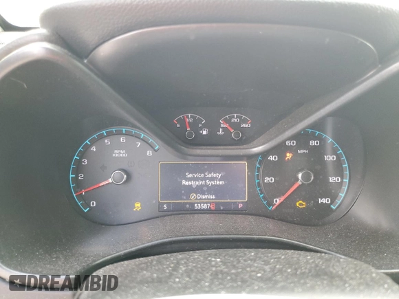 2020 GMC Canyon 2WD SLE with VIN 1GTG5CEN9L1118892, listed as a Copart auction lot 43500175 with 53,587 mi miles and Salvage Title. Bid and sale history available at carsss.com. Image 9.