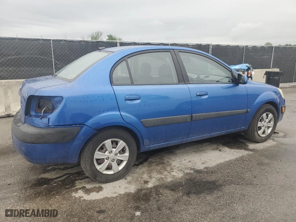 2009 Kia Rio SX with VIN KNADE223896572348, listed as a Copart auction lot 51949235 with 161,546 mi miles and Salvage Title. Bid and sale history available at carsss.com. Image 3.