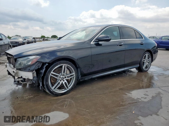 2019 Mercedes-Benz E-Class E 300 with VIN WDDZF4JB8KA587807, listed as a Copart auction lot 51324935 with 96,527 mi miles and Clean Title. Bid and sale history available at carsss.com. Image 1.