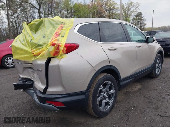 2018 Honda CR-V EX-L with VIN 5J6RW2H81JL025818, listed as a IAAI auction lot 42038457 with 102,579 mi miles. Bid and sale history available at carsss.com. Image 4.