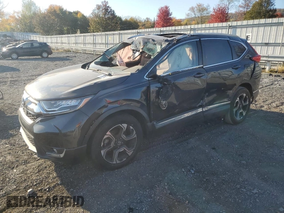 2018 Honda CR-V Touring with VIN 2HKRW2H95JH685749, listed as a Copart auction lot 77413054 with Not Provided miles and Salvage Title. Bid and sale history available at carsss.com. Image 1.