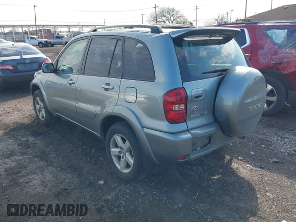 2005 Toyota RAV4 with VIN JTEHD20V750064585, listed as a IAAI auction lot 42113019 with 122,806 mi miles. Bid and sale history available at carsss.com. Image 3.