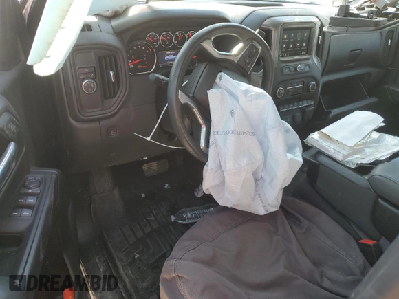 2022 Chevrolet Silverado 1500 Custom with VIN 3GCPWBEK7NG216725, listed as a Copart auction lot 42223865 with 27,106 mi miles and Salvage Title. Bid and sale history available at DreamBid. Image 8.