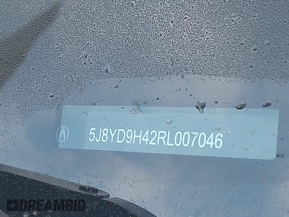 2024 Acura MDX Technology z VIN 5J8YD9H42RL007046, wystawiony jako IAAI lot #41701531 z przebiegiem 7 581 mil mil oraz . Historia ofert i sprzedaży dostępna na DreamBid. Obrazek 9.