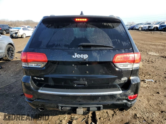 2017 Jeep Grand Cherokee Overland with VIN 1C4RJFCT7HC696007, listed as a Copart auction lot 48055755 with 150,601 mi miles and Non Repairable. Bid and sale history available at carsss.com. Image 6.