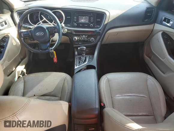 2015 Kia Optima EX с VIN 5XXGN4A71FG385837, выставлен на аукционе Copart как лот 60113905 с пробегом 172 274 миль миль и Списание • Salvage title. История ставок и продаж доступна на DreamBid. Изображение 8.
