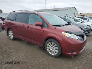 2012 Toyota Sienna LE with VIN 5TDJK3DCXCS035649, listed as a Copart auction lot 51538405 with 235,256 mi miles and Clean Title. Bid and sale history available at carsss.com. Image 4.