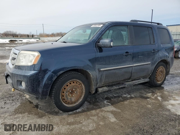 2010 Honda Pilot Touring with VIN 5FNYF4H99AB501127, listed as a Copart auction lot 52602285 with 271,602 mi miles and Salvage Title. Bid and sale history available at carsss.com. Image 1.