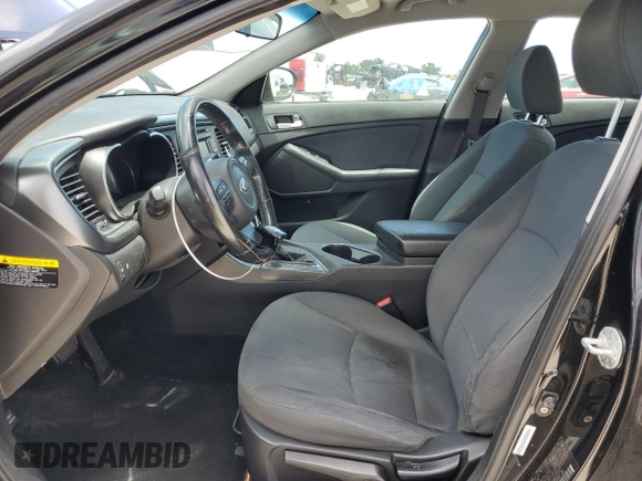2014 Kia Optima Hybrid LX with VIN KNAGM4AD9E5071376, listed as a Copart auction lot 61127434 with 124,786 mi miles and Clean Title. Bid and sale history available at carsss.com. Image 7.