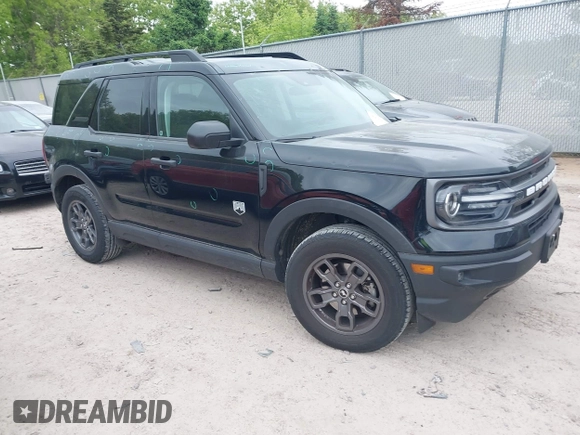 2021 Ford Bronco Sport Big Bend with VIN 3FMCR9B6XMRA19620, listed as a IAAI auction lot 42343836 with 52,280 mi miles and . Bid and sale history available at DreamBid. Image 1.