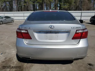 2008 Lexus LS 460 LWB with VIN JTHGL46F185026449, listed as a Copart auction lot 46599655 with 179,392 mi miles and Salvage Title. Bid and sale history available at carsss.com. Image 6.