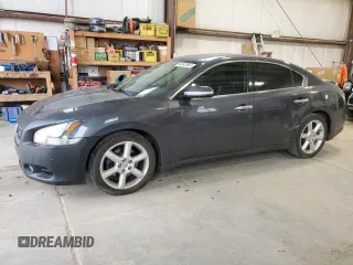2012 Nissan Maxima S with VIN 1N4AA5AP6CC809795, listed as a Copart auction lot 64543964 with 160,816 mi miles and Salvage Title. Bid and sale history available at DreamBid. Image 1.