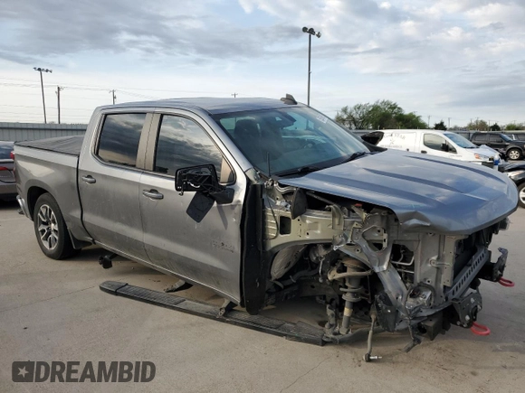 2022 Chevrolet Silverado 1500 LT with VIN 3GCPWCED8NG135661, listed as a Copart auction lot 50058095 with 61,874 mi miles and Salvage Title. Bid and sale history available at DreamBid. Image 4.