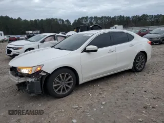 2018 Acura TLX w/Technology Pkg with VIN 19UUB1F58JA001141, listed as a Copart auction lot 42558325 with 130,099 mi miles and Salvage Title. Bid and sale history available at carsss.com. Image 1.