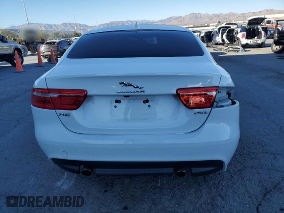 2019 Jaguar XE 25t with VIN SAJAR4FX2KCP48452, listed as a Copart auction lot 77409984 with 62,204 mi miles and Salvage Title. Bid and sale history available at carsss.com. Image 6.
