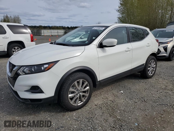 2021 Nissan Rogue S with VIN JN1BJ1AW9MW438584, listed as a Copart auction lot 52704625 with 59,338 mi miles and Salvage title. Bid and sale history available at DreamBid. Image 1.