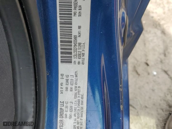 2009 Chrysler Sebring Touring with VIN 1C3LC55D79N555089, listed as a Copart auction lot 54145055 with 171,547 mi miles and Salvage Title. Bid and sale history available at carsss.com. Image 12.