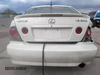 2005 Lexus IS 300 with VIN JTHBD192X50099570, listed as a Copart auction lot 55050765 with 162,558 mi miles and Salvage Title. Bid and sale history available at DreamBid. Image 6.