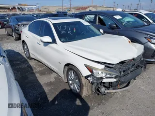 2017 Infiniti Q50 3.0t Premium with VIN JN1EV7APXHM742506, listed as a IAAI auction lot 41442763 with 73,348 mi miles. Bid and sale history available at carsss.com. Image 1.