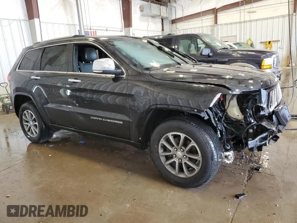 2014 Jeep Grand Cherokee Limited z VIN 1C4RJFBG4EC294770, wystawiony jako Copart lot #57468985 z przebiegiem 190 989 mil mil oraz Szkoda całkowita • Salvage title. Historia ofert i sprzedaży dostępna na DreamBid. Obrazek 4.