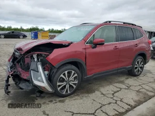 2022 Subaru Forester Limited с VIN JF2SKAPC5NH523162, выставлен на аукционе Copart как лот 51347165 с пробегом 24 334 миль миль и Списание • Salvage title. История ставок и продаж доступна на DreamBid. Изображение 1.