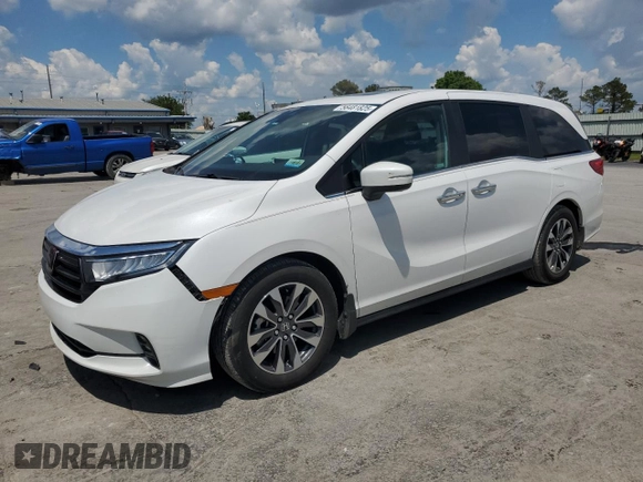 2024 Honda Odyssey EX-L с VIN 5FNRL6H62RB034417, выставлен на аукционе Copart как лот 56481825 с пробегом 13 454 миль миль и Списание • Salvage title. История ставок и продаж доступна на DreamBid. Изображение 1.