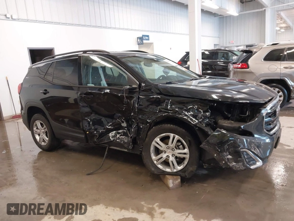 2019 GMC Terrain SLE with VIN 3GKALMEV6KL133654, listed as a IAAI auction lot 41558143 with 117,321 mi miles and . Bid and sale history available at DreamBid. Image 13.