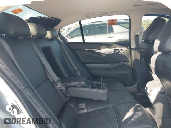 2017 Infiniti Q50 2.0t Premium with VIN JN1CV7AR4HM680223, listed as a IAAI auction lot 41293719 with 78,823 mi miles. Bid and sale history available at carsss.com. Image 8.