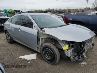 2020 Honda Civic Sedan LX with VIN 2HGFC2F62LH577025, listed as a Copart auction lot 86735254 with 30,966 mi miles and Salvage Title. Bid and sale history available at carsss.com. Image 4.
