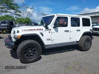 2022 Jeep Wrangler Unlimited Rubicon with VIN 1C4HJXFG8NW130156, listed as a IAAI auction lot 42004630 with 129,313 mi miles and . Bid and sale history available at DreamBid. Image 14.