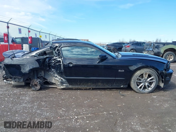 2014 Ford Mustang GT with VIN 1ZVBP8CF3E5201000, listed as a IAAI auction lot 41957394 with 73,473 mi miles and . Bid and sale history available at DreamBid. Image 14.