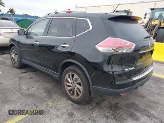 2014 Nissan Rogue SV with VIN 5N1AT2MV9EC775640, listed as a IAAI auction lot 41335425 with 84,424 mi miles and . Bid and sale history available at carsss.com. Image 3.