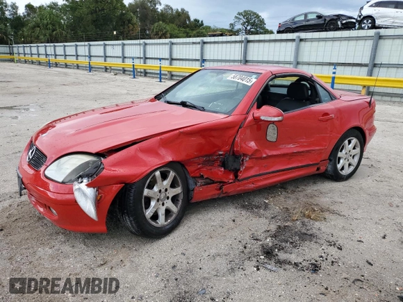 2001 Mercedes-Benz SLK 230 Kompressor с VIN WDBKK49F31F222806, выставлен на аукционе Copart как лот 58704015 с пробегом 128 695 миль миль и Списание • Salvage title. История ставок и продаж доступна на DreamBid. Изображение 1.