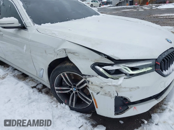 2021 BMW 5 Series 540i xDrive with VIN WBA73BJ06MWX35226, listed as a IAAI auction lot 41534763 with 30,816 mi miles and . Bid and sale history available at DreamBid. Image 6.