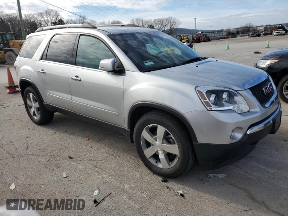2012 GMC Acadia SLT1 with VIN 1GKKRRED8CJ289887, listed as a Copart auction lot 86709374 with 76,298 mi miles and Clean Title. Bid and sale history available at carsss.com. Image 4.