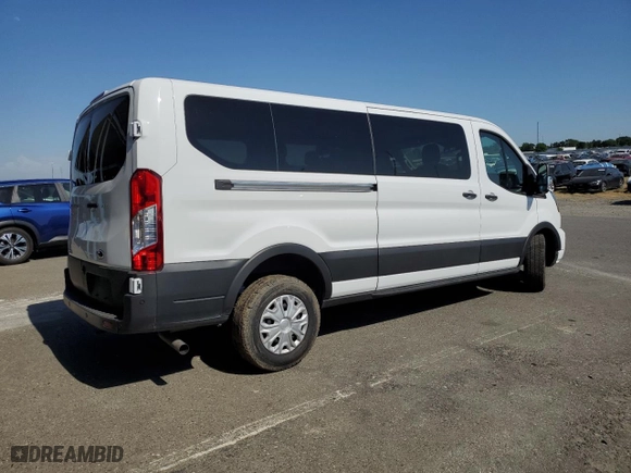 2023 Ford Transit Passenger Wagon XL with VIN 1FBAX2YG3PKB27289, listed as a Copart auction lot 55543144 with 8,630 mi miles and Salvage Title. Bid and sale history available at carsss.com. Image 3.