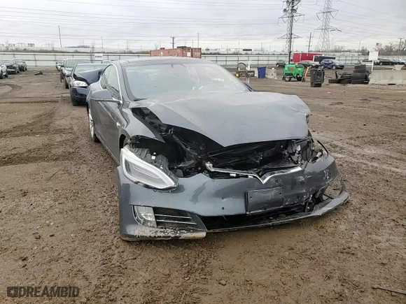 2017 Tesla Model S 100D with VIN 5YJSA1E21HF198168, listed as a Copart auction lot 46792725 with 0 mi miles and Salvage Title. Bid and sale history available at carsss.com. Image 11.