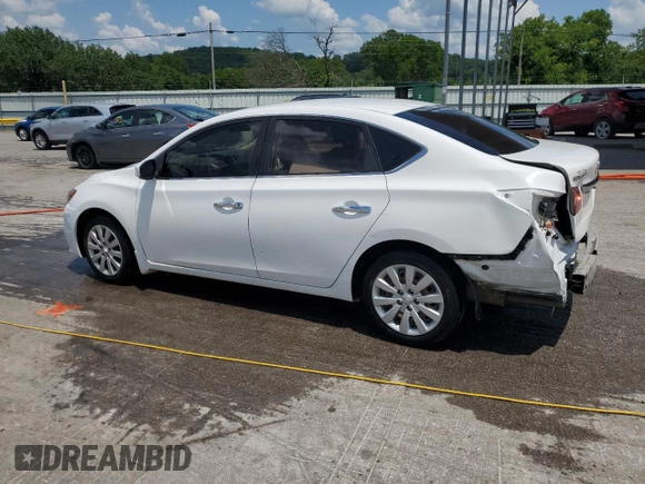 2017 Nissan Sentra S with VIN 3N1AB7AP0HY298573, listed as a Copart auction lot 61185705 with 120,142 mi miles and Salvage title. Bid and sale history available at DreamBid. Image 2.