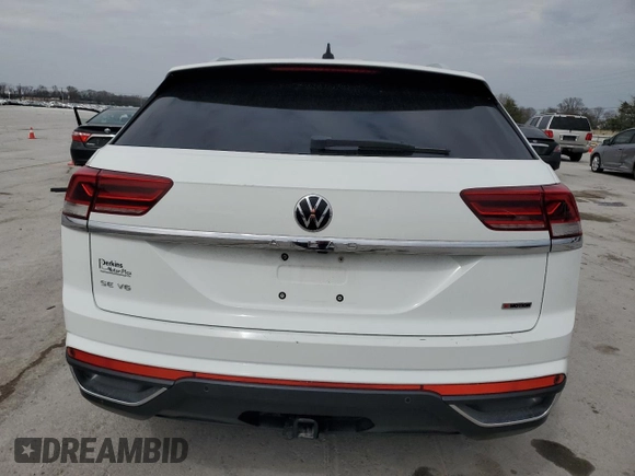 2020 Volkswagen Atlas SE with VIN 1V21E2CAXLC221676, listed as a Copart auction lot 50775655 with 82,648 mi miles and Clean title. Bid and sale history available at DreamBid. Image 6.