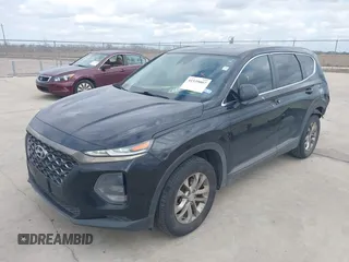 2019 Hyundai Santa Fe SE with VIN 5NMS23AD1KH074388, listed as a IAAI auction lot 41539007 with 123,570 mi miles. Bid and sale history available at carsss.com. Image 2.