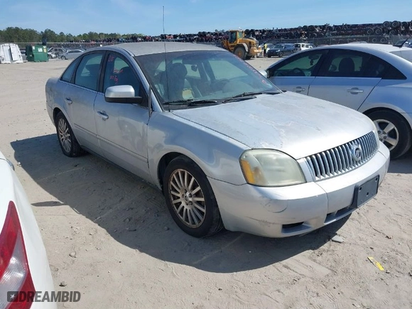 2005 Mercury Montego Premier with VIN 1MEFM42185G600693, listed as a IAAI auction lot 41889783 with 248,090 mi miles. Bid and sale history available at carsss.com. Image 1.