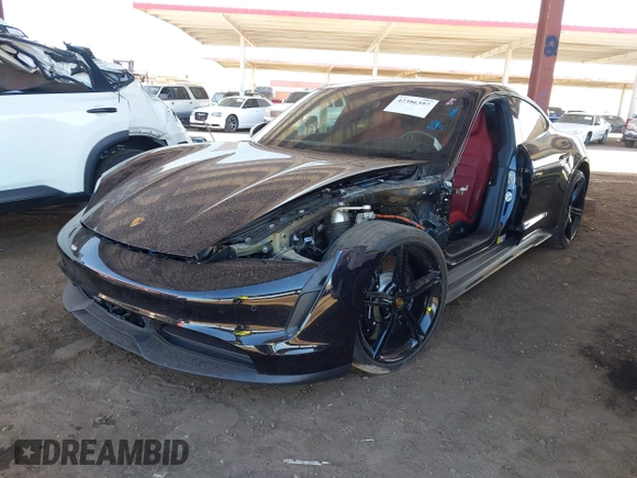 2024 Porsche Taycan 4S with VIN WP0AB2Y16RSA35802, listed as a IAAI auction lot 42386397 with 17,257 mi miles and . Bid and sale history available at DreamBid. Image 22.