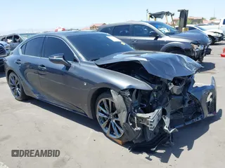 2021 Lexus IS 350 F Sport with VIN JTHGZ1B26M5037621, listed as a IAAI auction lot 42271422 with 42,719 mi miles and . Bid and sale history available at DreamBid. Image 1.