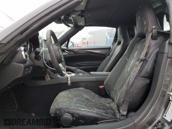 2017 Mazda MX-5 Miata RF Grand Touring with VIN JM1NDAM71H0103107, listed as a Copart auction lot 74390124 with 22,339 mi miles and Salvage Title. Bid and sale history available at carsss.com. Image 7.